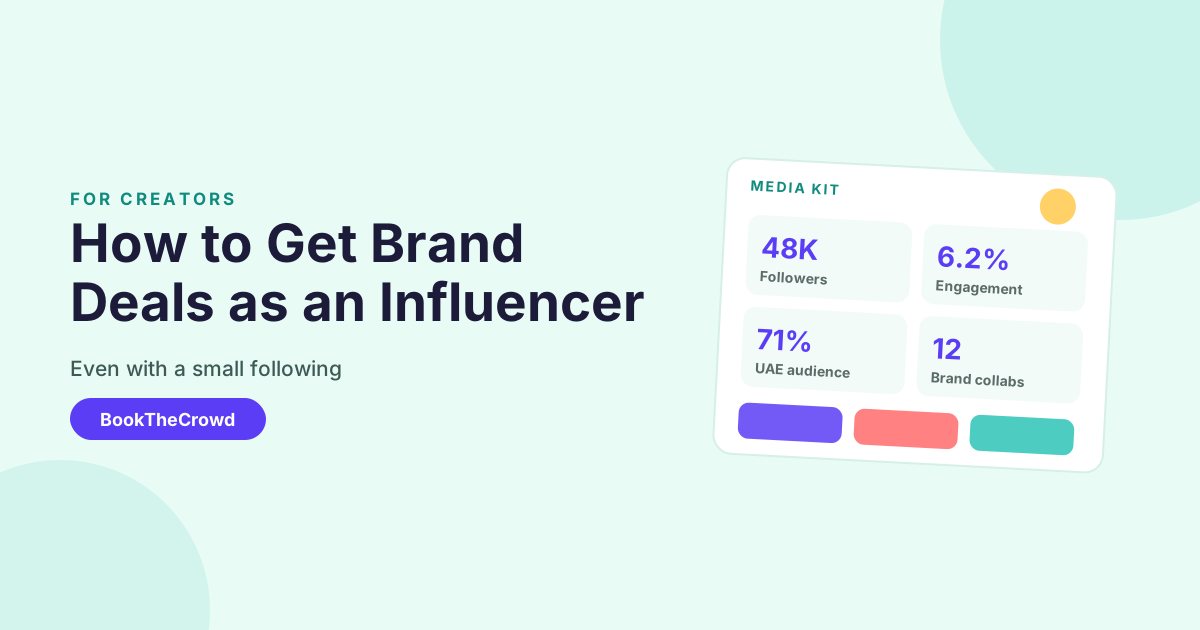 How to Get Brand Deals as an Influencer (Even With a Small Following)