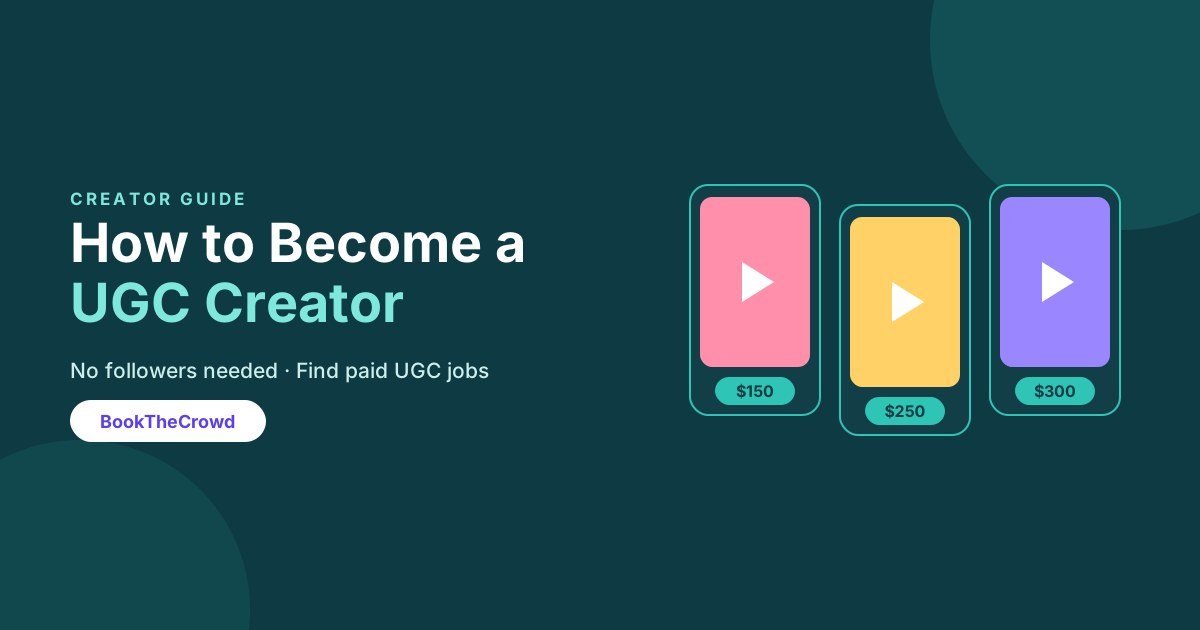 How to Become a UGC Creator in 2026 (and Find Your First UGC Jobs)